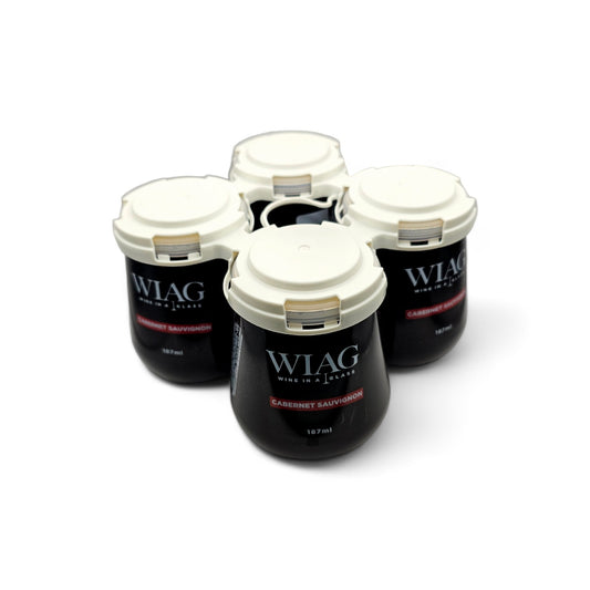 4 Pack Wine - Elegant Single-Serve Wine In A Glass - Premium Quality, Perfect Portion - WIAG Global