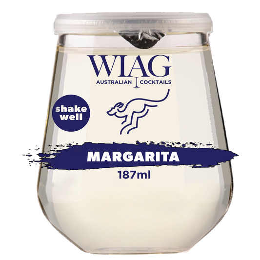 WIAG Margarita Cocktails 12 Pack | 187ml Ready-to-Drink | 14% ABV Fruit Wine Cocktails | Australian Made - WIAG Global