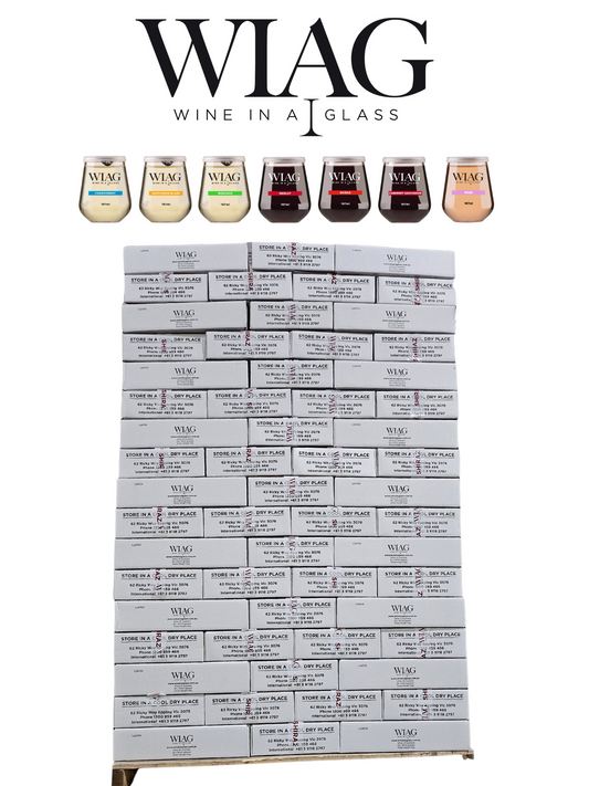 Wholesale Pallet Order - Stemless Wine Cups, 187ml, 24 Cups per Box