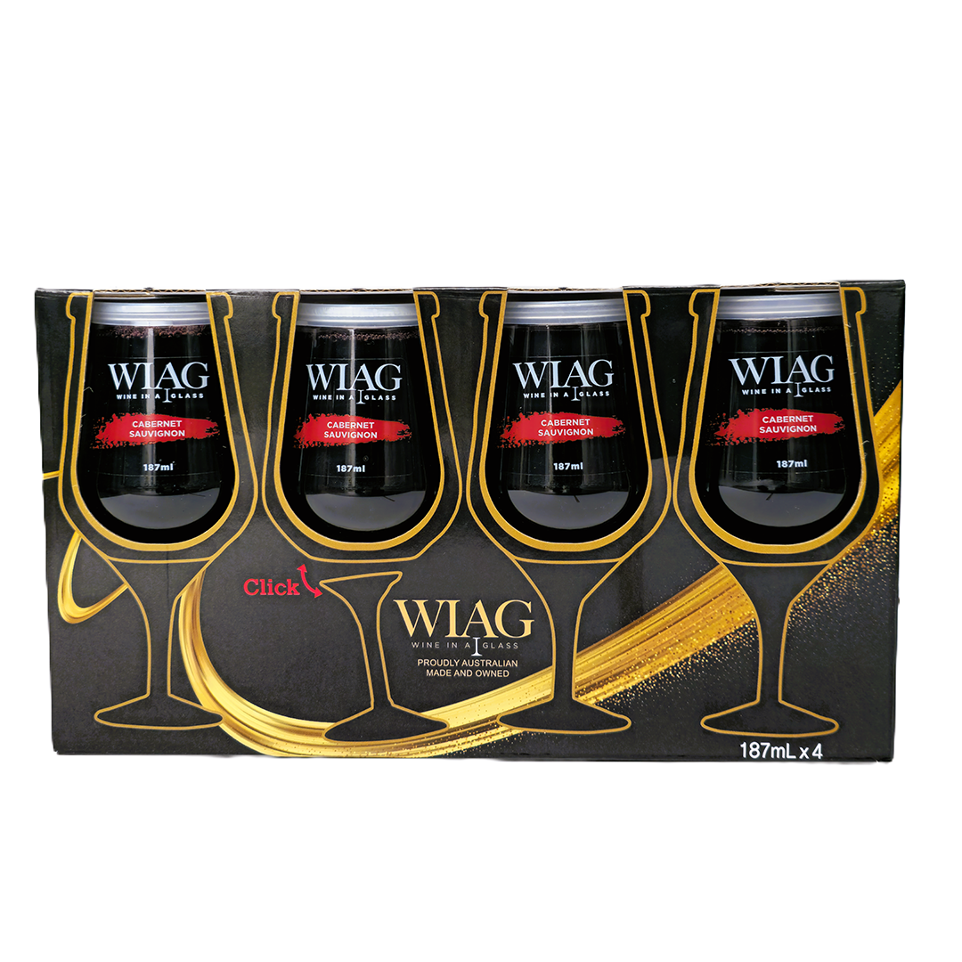 Black Box Wine 4-Pack: Premium 187ml Varietals | Christmas Gift