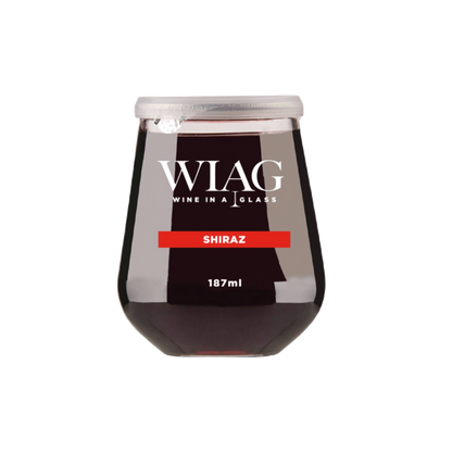 WIAG - Wine In A Glass 12 and 24 Pack Shiraz Stemless